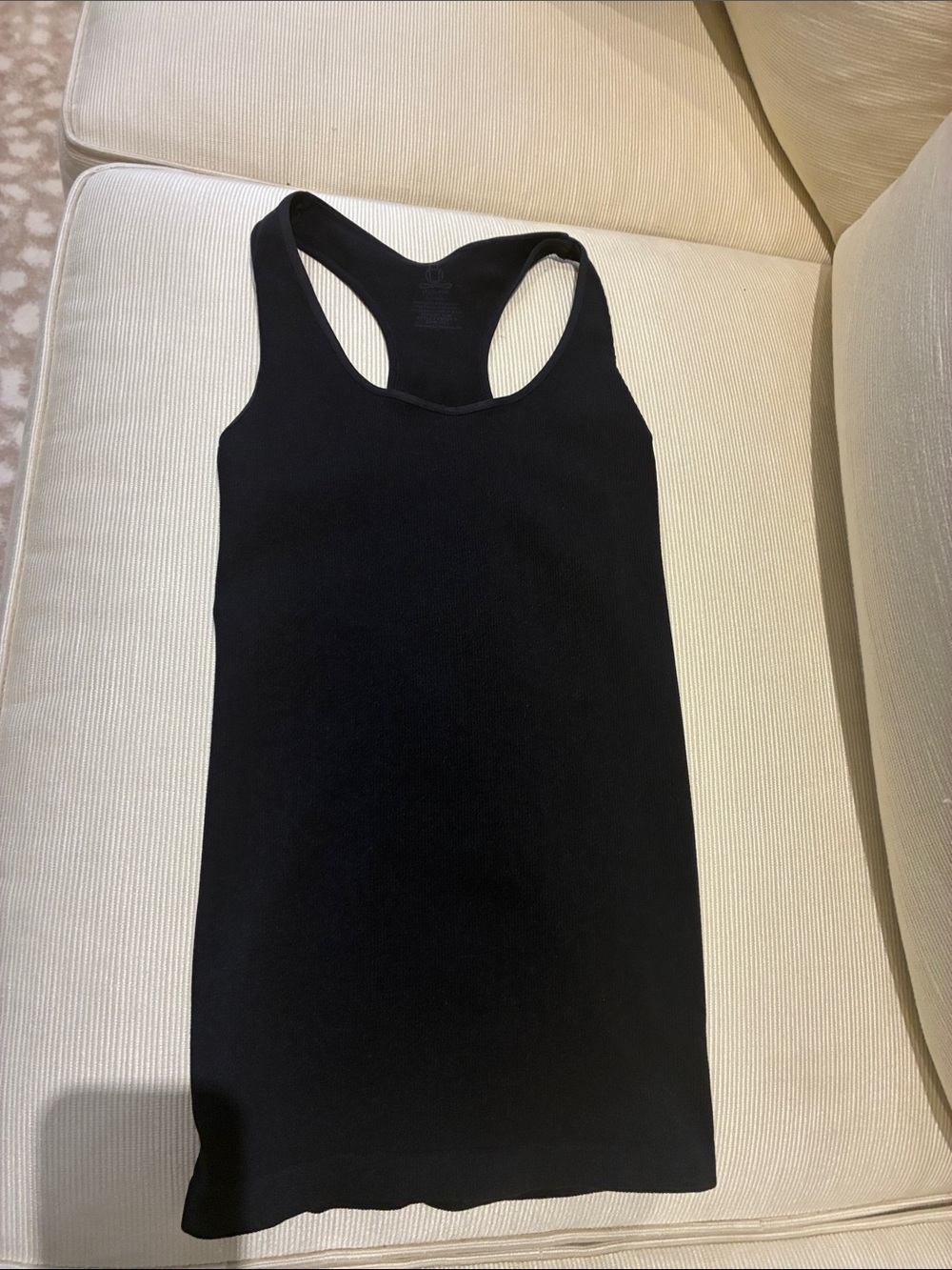 Phat buddah Black ribbed stretch Racerback Tank Top - Classic Women's Knit Tank